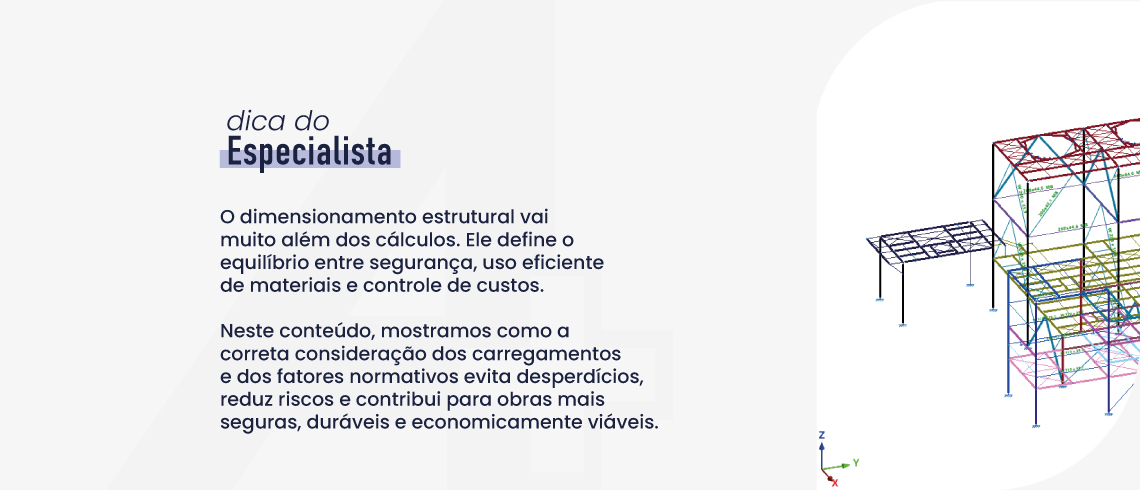 Dimensionamento Estrutural: Fatores de Carregamento e Impacto no Custo da Obra